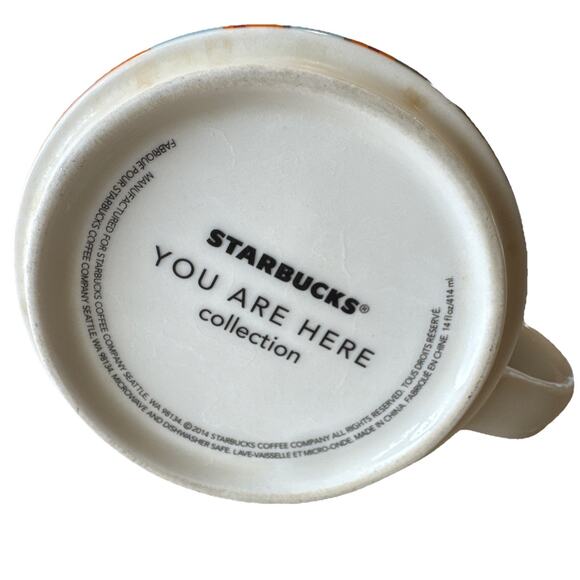 Starbucks Chicago IL "You Are Here" Collection 14oz Coffee Mug 2014 - Picture 5 of 5